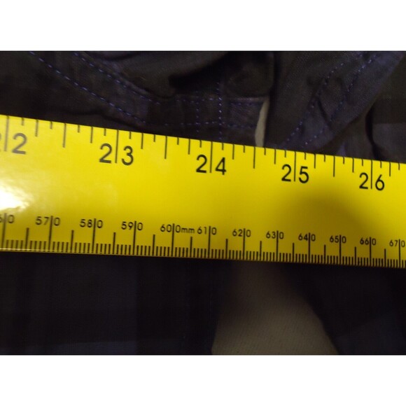 Rock & Republic Button Down Shirt Mens Size XL Blue/Black Long Sleeve Plaid - Picture 7 of 10